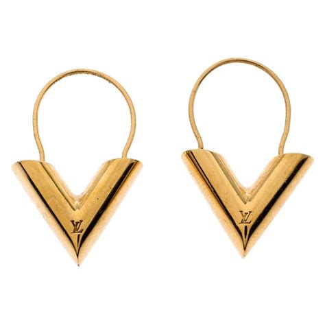 lv oorbellen v zilver|Earrings Collection for Jewelry .